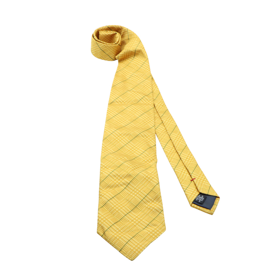 Moschino Cravatta Arancione in Seta Uomo