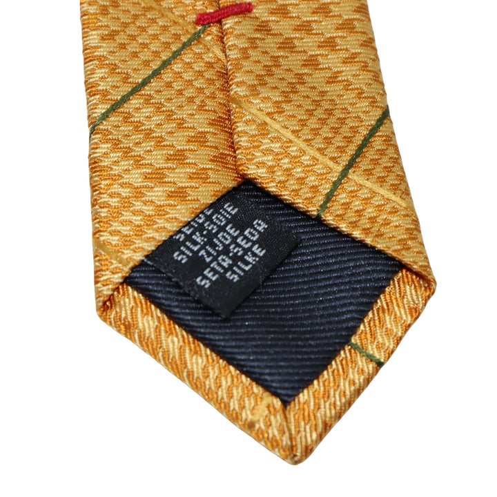 Moschino Cravatta Arancione in Seta Uomo