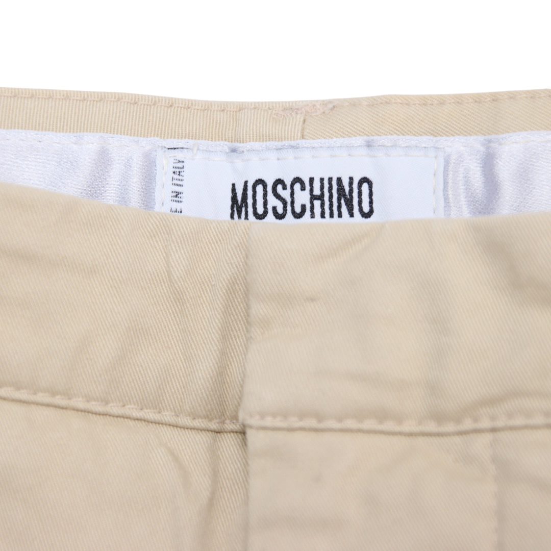 Moschino Regular Fit Jeans Beige Taglia 50 Donna