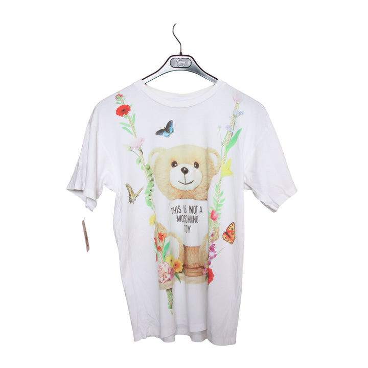 Moschino T-Shirt Bianca Taglia XXS Donna