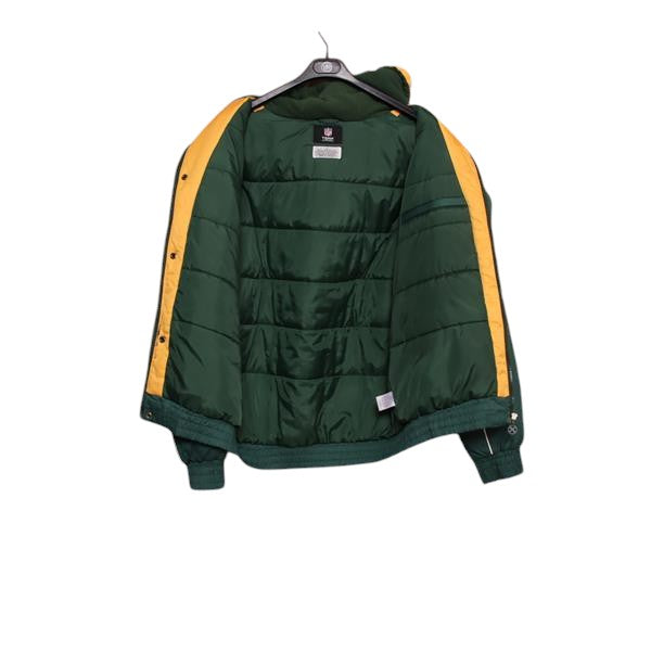 NFL Green Bay Packers giubbotto verde e arancione taglia L uomo