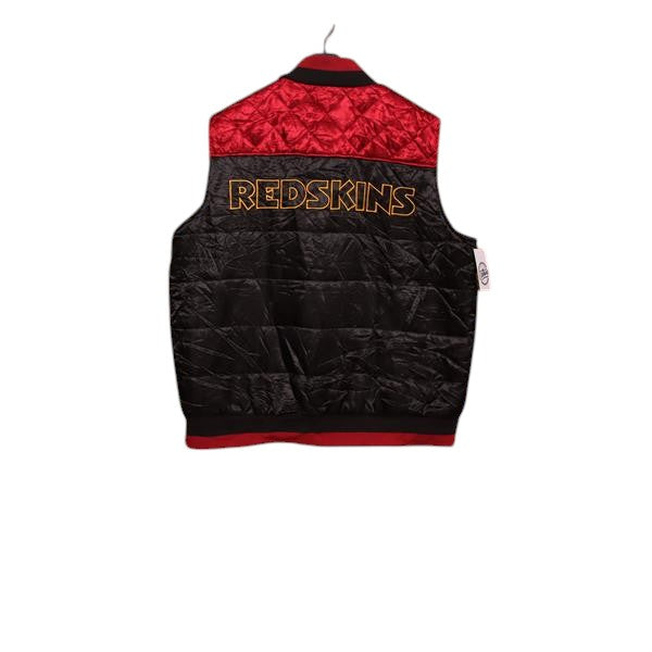 NFL Washington Redskins gilet vintage nero taglia XL uomo
