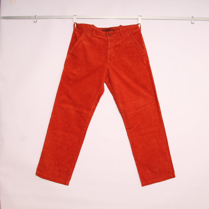 Napapijri Relaxed Fit Jeans di Velluto Arancione Taglia 52 Uomo