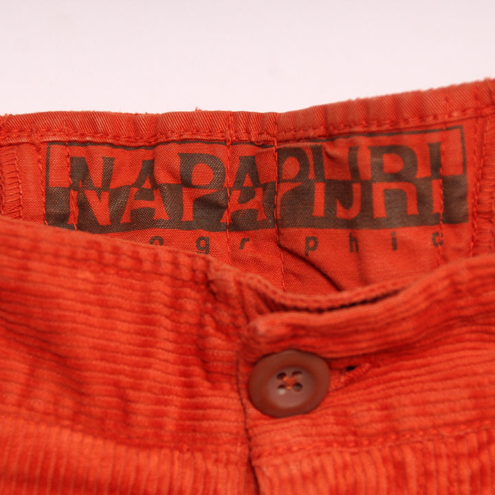 Napapijri Relaxed Fit Jeans di Velluto Arancione Taglia 52 Uomo