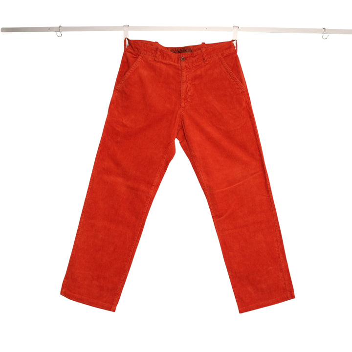Napapijri Relaxed Fit Jeans di Velluto Arancione Taglia 52 Uomo