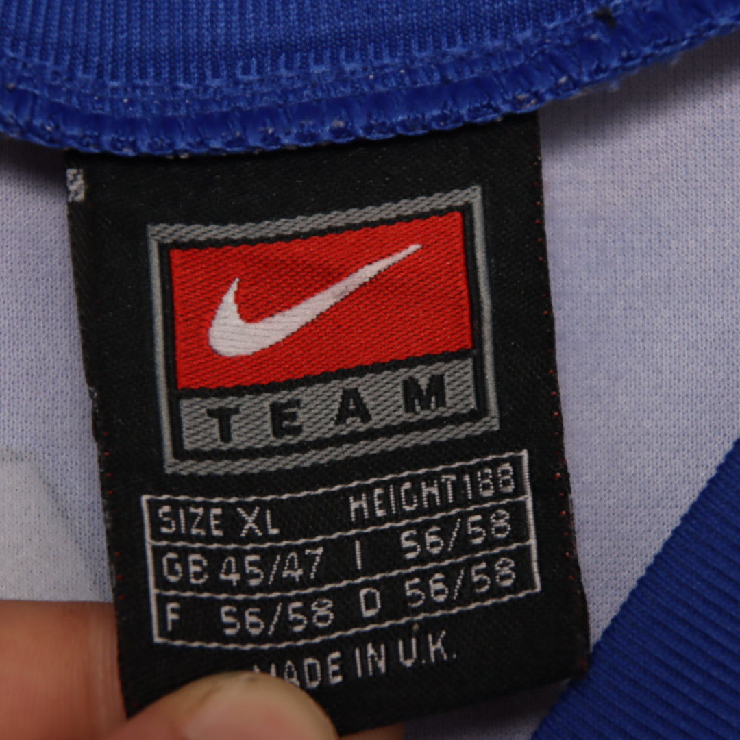 Nike Herta Berlin Alex Alves Maglia da Calcio Blu e Bianca Taglia XL Uomo Made in UK