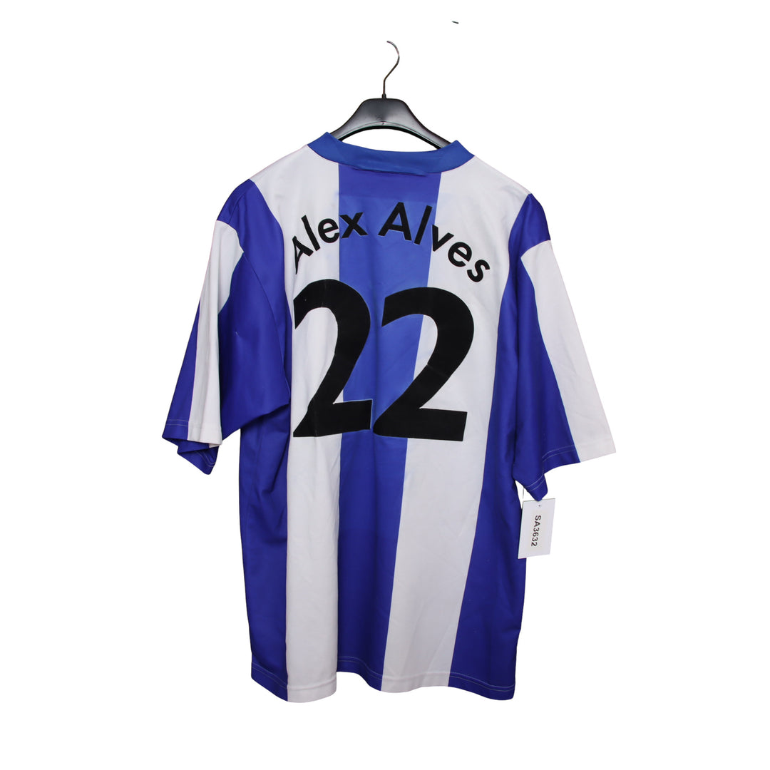 Nike Herta Berlin Alex Alves Maglia da Calcio Blu e Bianca Taglia XL Uomo Made in UK