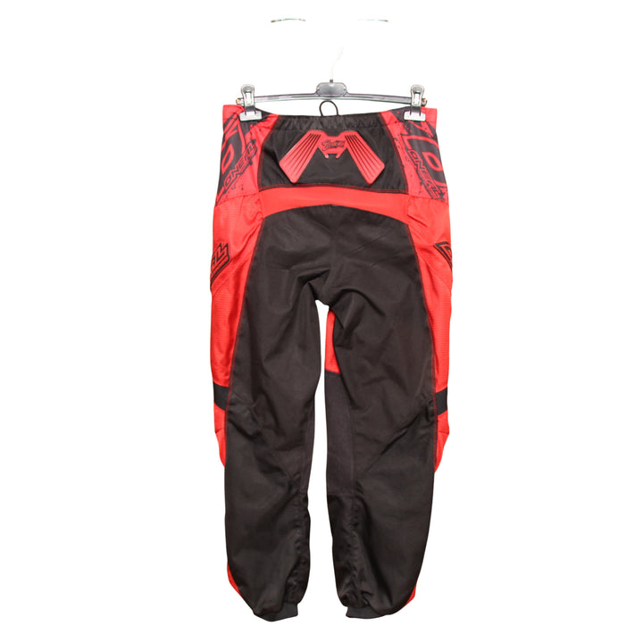 O'Neal Pantalone da Moto Nero e Rosso W32 Uomo