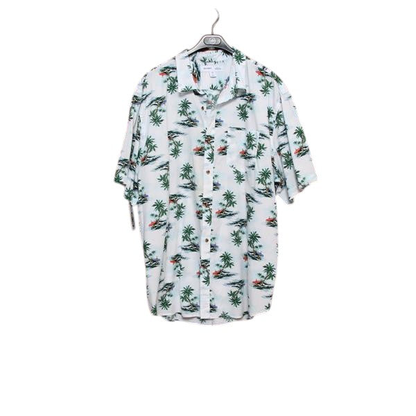 Old Navy camicia hawaiana slim fit multicolore taglia XXXL uomo