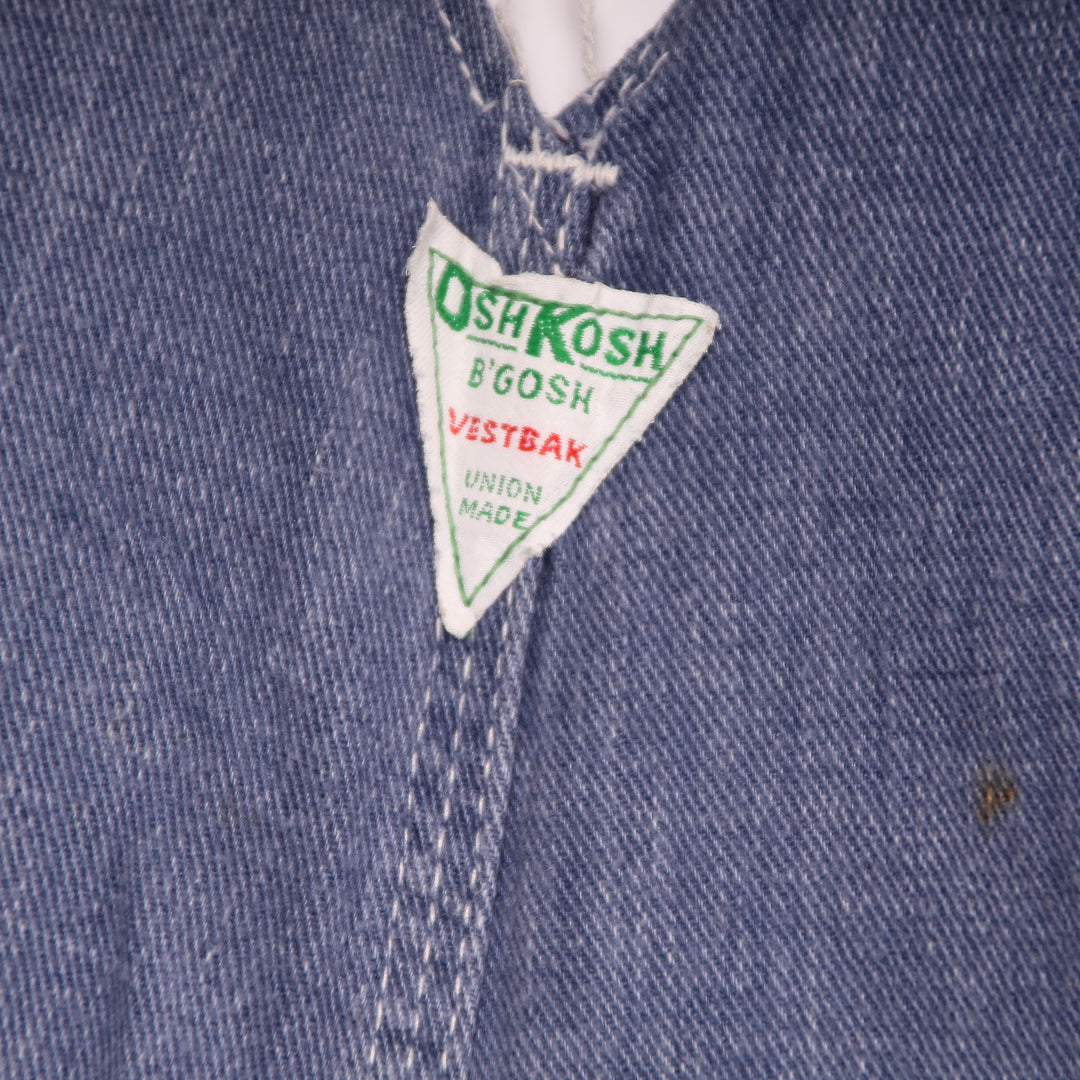 Osh Kosh 3' Gosh Salopette di Jeans Denim W30 L30 Unisex