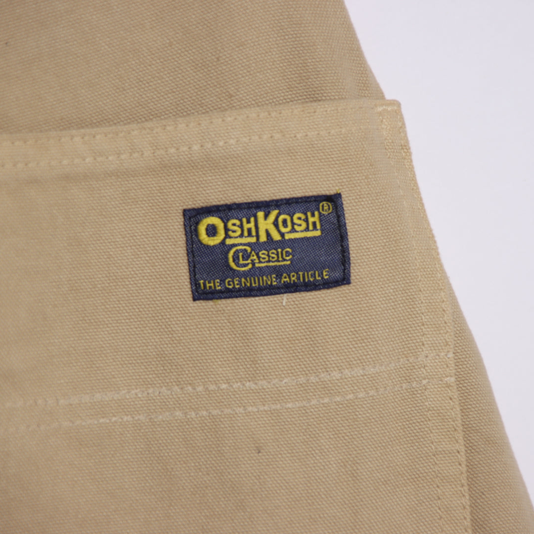 Osh Kosh classic work W28 jeans vintage in denim beige da donna