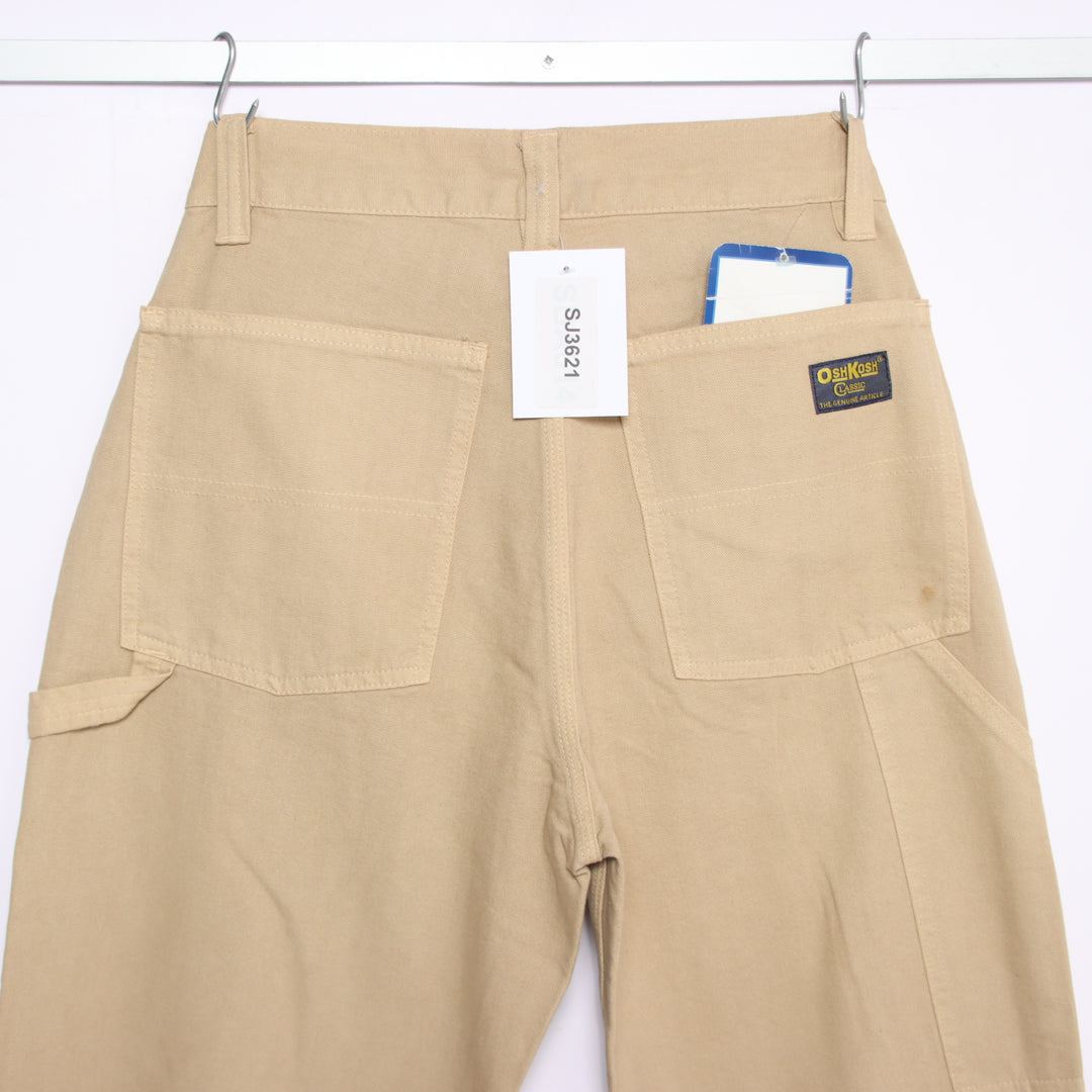 Osh Kosh classic work W30 jeans vintage in denim beige unisex deadstock w/tags