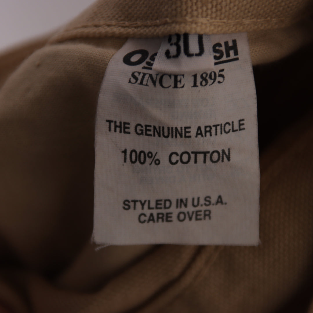 Osh Kosh classic work W30 jeans vintage in denim beige unisex deadstock w/tags