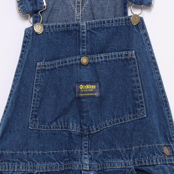 Osh Kosh salopette custom di jeans denim W28 L30 unisex made in USA