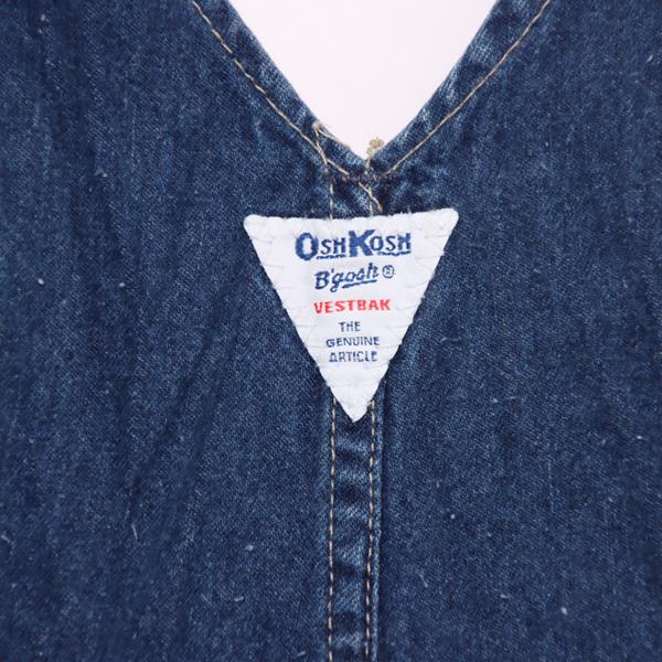 Osh Kosh salopette custom di jeans denim W28 L30 unisex made in USA