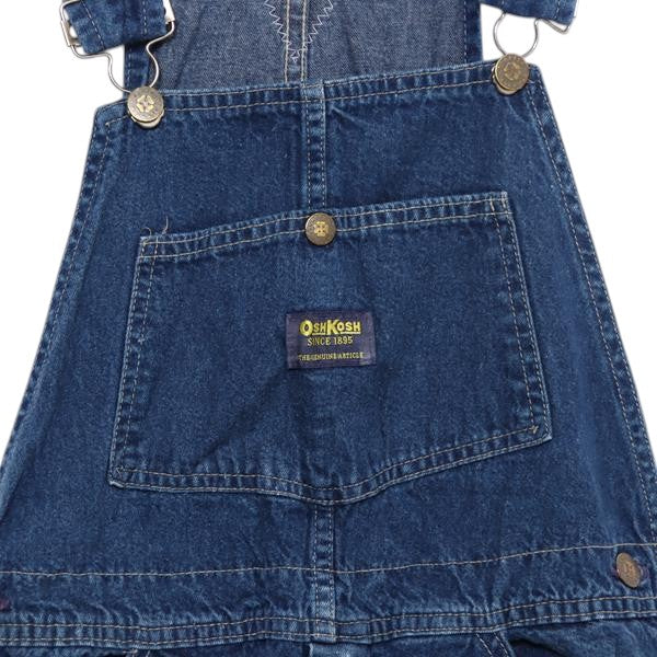 Osh Kosh salopette custom di jeans denim W28 L30 unisex made in USA