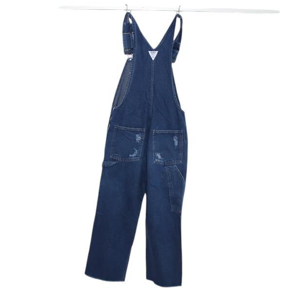 Osh Kosh salopette custom di jeans denim W28 L30 unisex made in USA