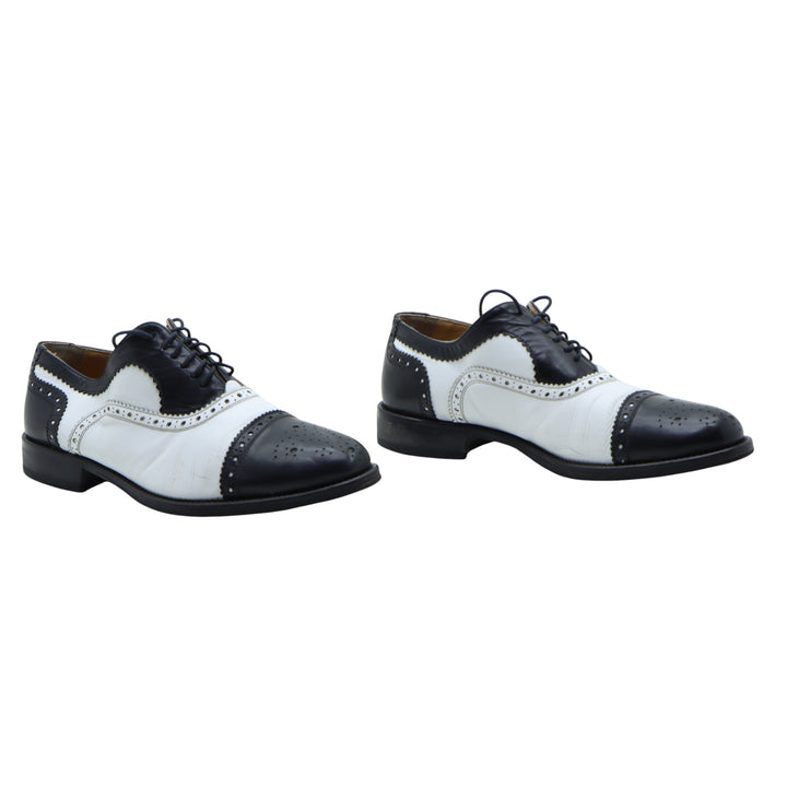 P. Project Scarpa Classica Bianca e Nera Uomo