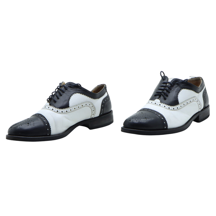 P. Project Scarpa Classica Bianca e Nera Uomo