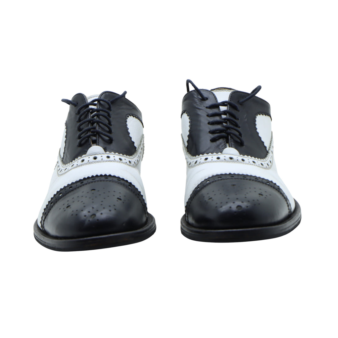 P. Project Scarpa Classica Bianca e Nera Uomo