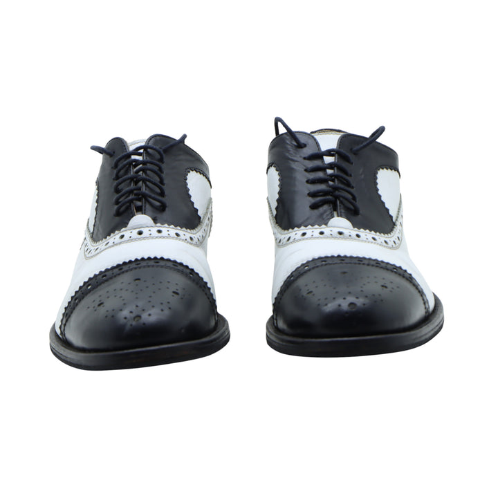 P. Project Scarpa Classica Bianca e Nera Uomo