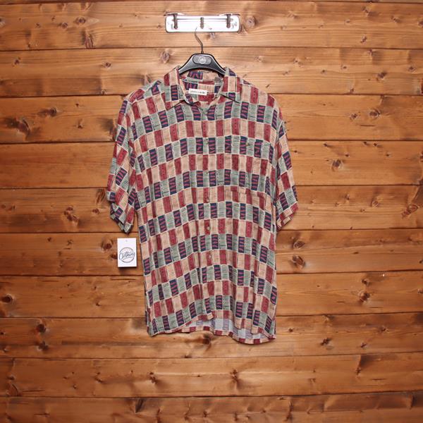 Pierre Cardin camicia hawaiana multicolore taglia M uomo made in Korea