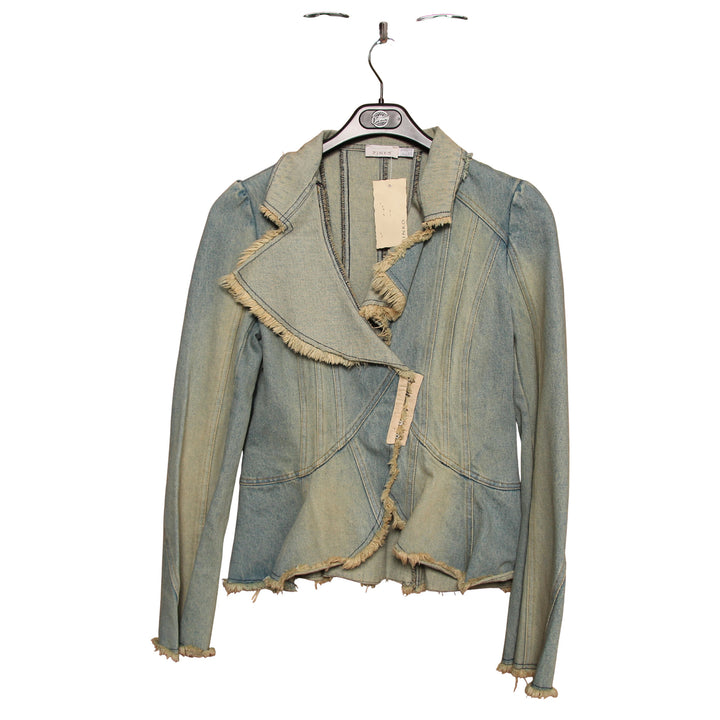 Pinko Giacca di Jeans Denim Taglia 42 Donna
