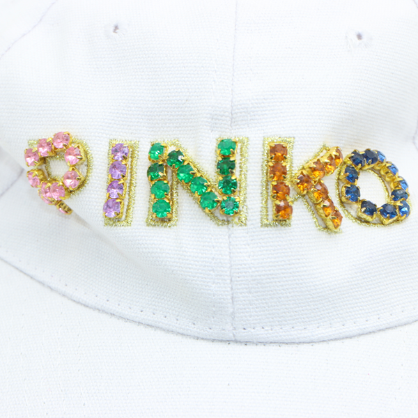 Pinko cappello bianco donna deadstock w/tags