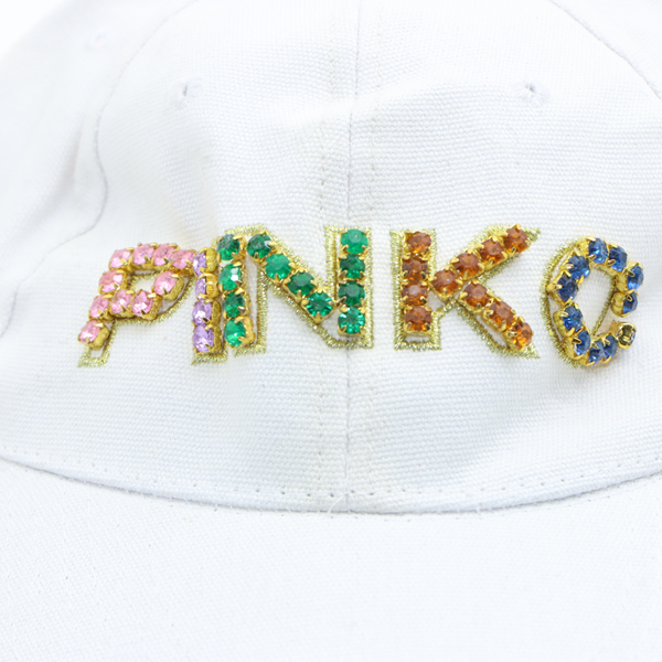 Pinko cappello bianco donna deadstock w/tags
