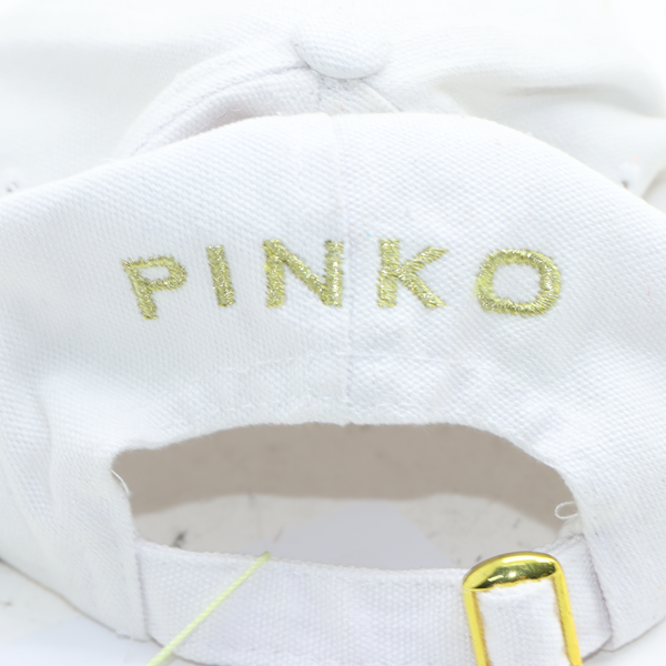 Pinko cappello bianco donna deadstock w/tags