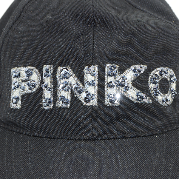 Pinko cappello nero donna deadstock w/tags