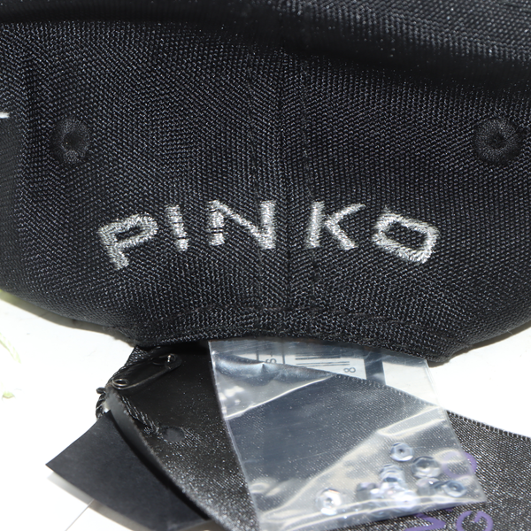 Pinko cappello nero donna deadstock w/tags