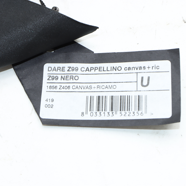 Pinko cappello nero donna deadstock w/tags