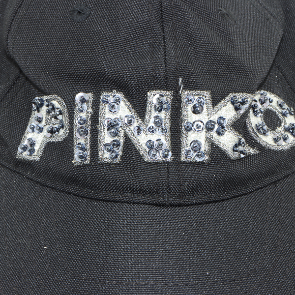 Pinko cappello nero donna deadstock w/tags