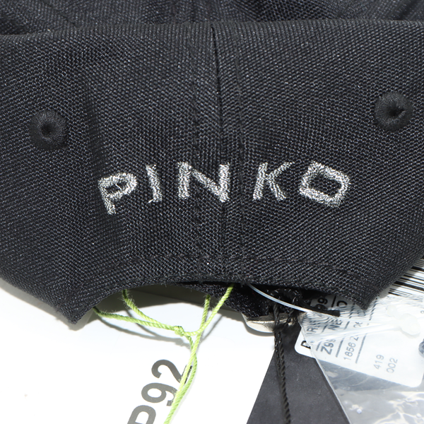 Pinko cappello nero donna deadstock w/tags