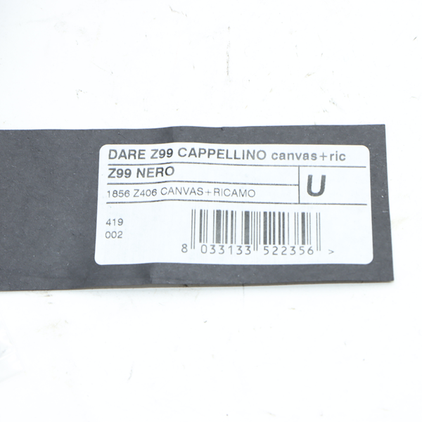 Pinko cappello nero donna deadstock w/tags
