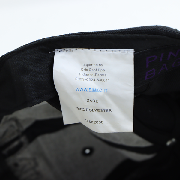 Pinko cappello nero donna deadstock w/tags