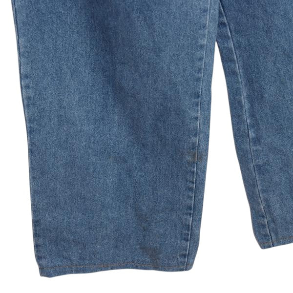 Pit Stop salopette di jeans denim taglia XL uomo