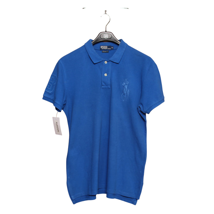 Polo by Ralph Lauren Custom Fit Polo Blu Taglia XL Uomo Made in USA