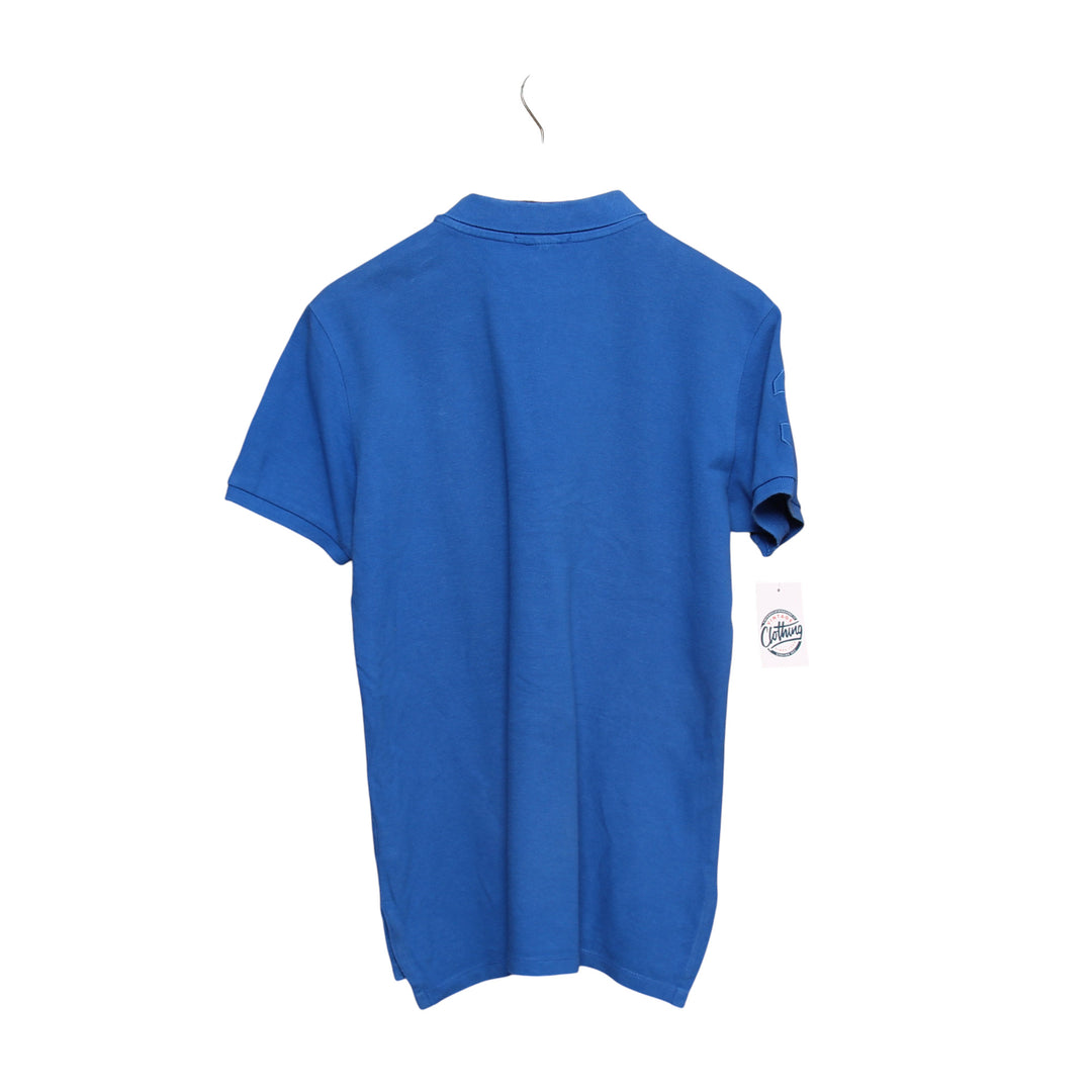 Polo by Ralph Lauren Custom Fit Polo Blu Taglia XL Uomo Made in USA