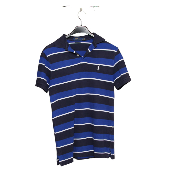 Polo by Ralph Lauren Custom Slim Fit Blu a Righe Taglia S Uomo