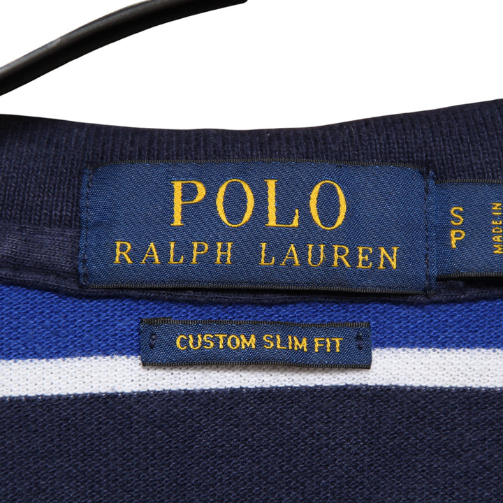 Polo by Ralph Lauren Custom Slim Fit Blu a Righe Taglia S Uomo