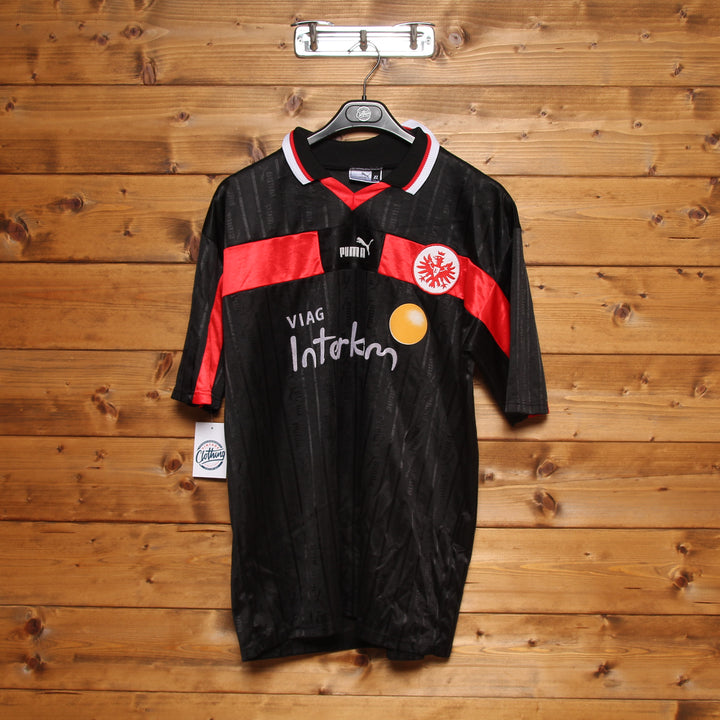 Puma Eintracht Frankfurt Maglia da Calcio Nero e Rosso Taglia XL Uomo