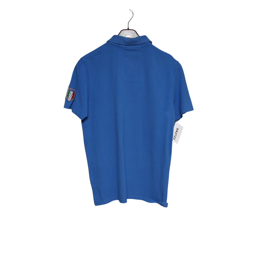 Puma Italia Europei 1968 Polo Vintage Blu Taglia S Uomo