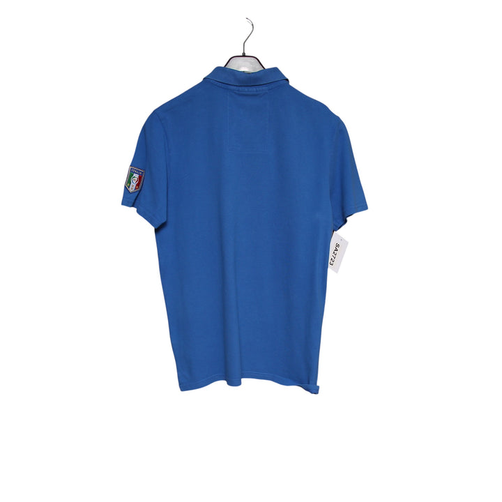 Puma Italia Europei 1968 Polo Vintage Blu Taglia S Uomo