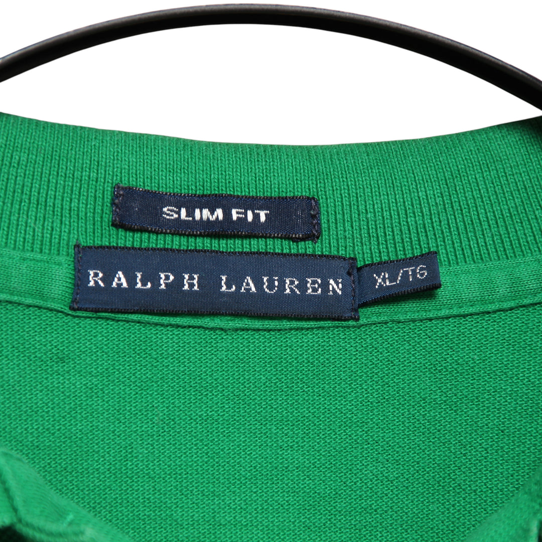Ralph Lauren Polo Slim Fit Verde Taglia XL Uomo