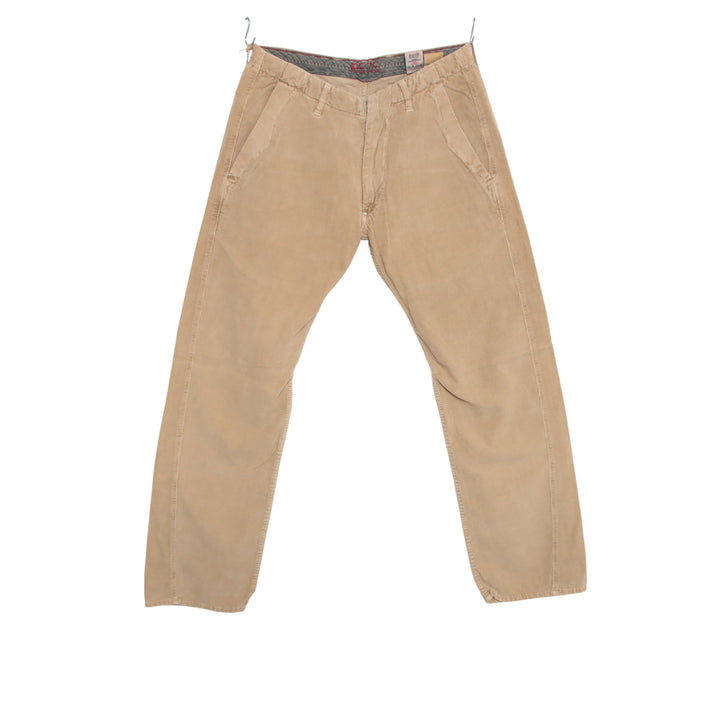 Reds W32 jeans work in velluto beige da uomo