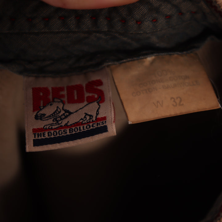 Reds W32 jeans work in velluto beige da uomo