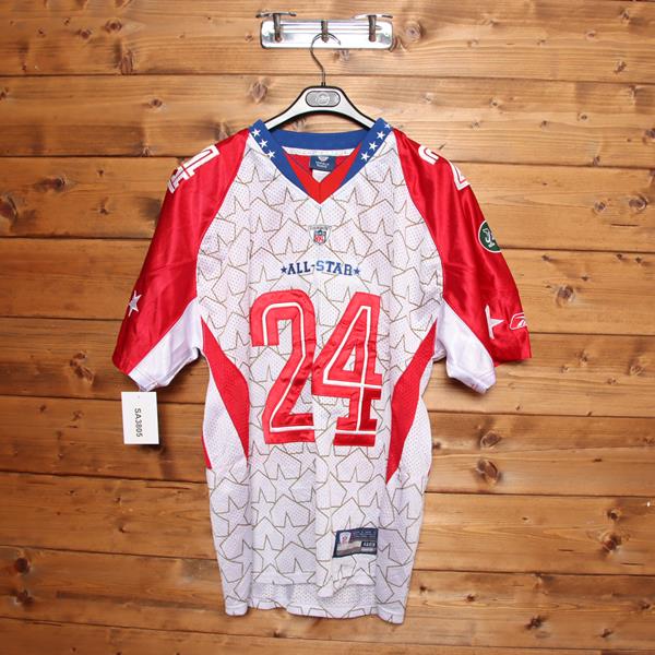 Reebok All-Star game maglia da footoball bianca e rossa taglia 48 uomo