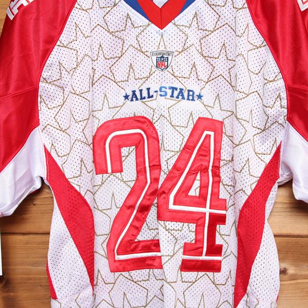 Reebok All-Star game maglia da footoball bianca e rossa taglia 48 uomo